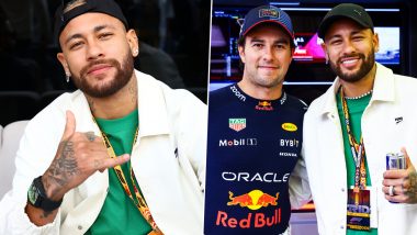 Brazilian Footballer Neymar Jr Spotted at Bahrain Grand Prix 2024 at Sakhir International Circuit Supporting Red Bull Racing (See Pics)